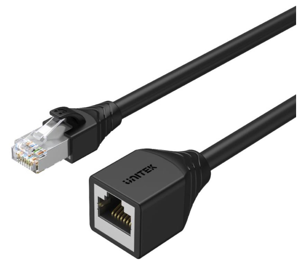Unitek Przedłużacz RJ-45 (8P8C) M-F Cat.6 STP 0,5m - 688858 - zdjęcie 2